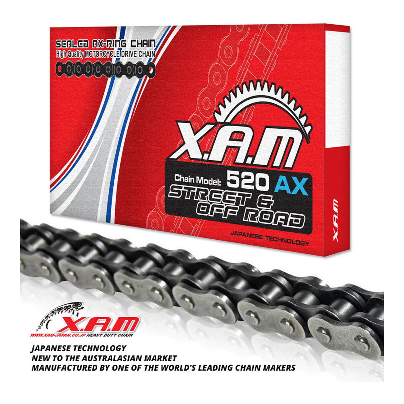 CHAIN XAM 520AX X-RING 112L