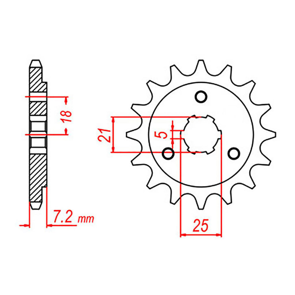 XAM Sprocket Kit Suzuki DR650 '96-'16 X-Ring Gold 520 Conv.15/41