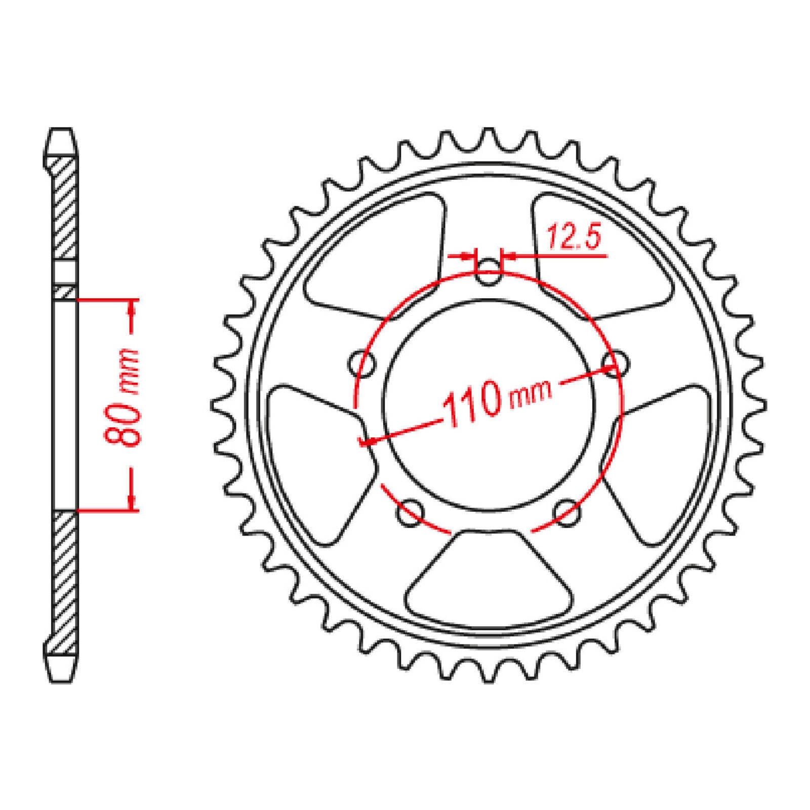 XAM Sprocket Kit Honda CRF1000-1100L Africa Twin '16-'21 - 525AX 16/