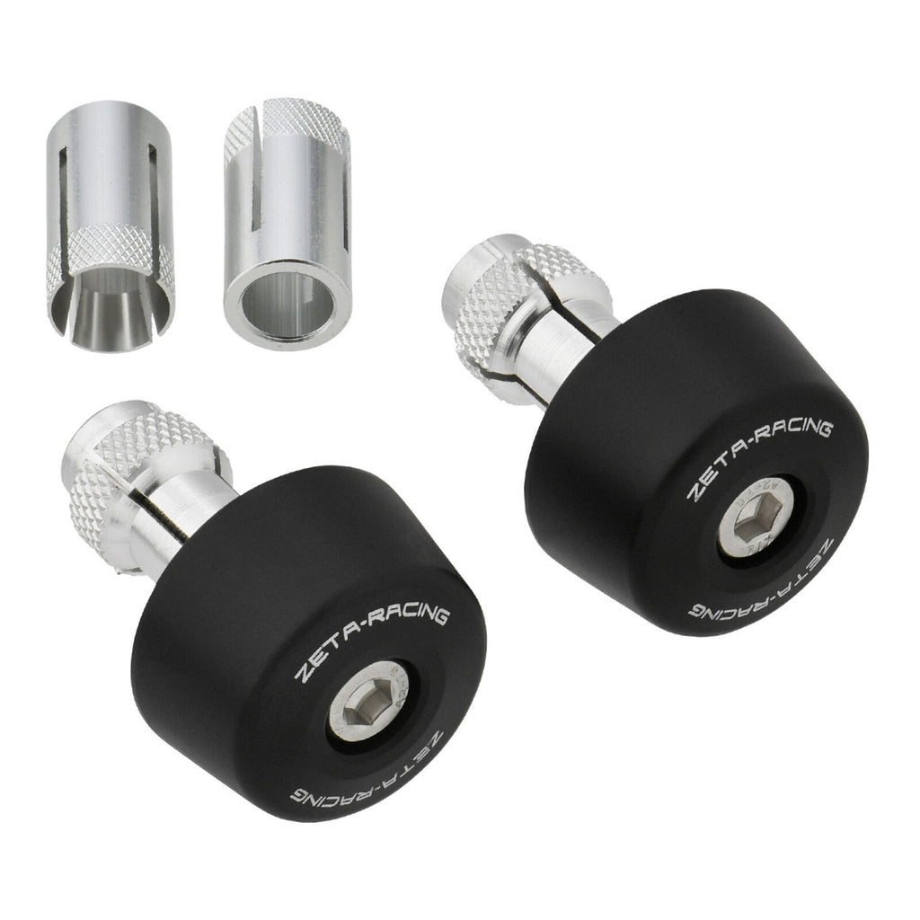 Zeta Bar End Sliders (2 Pack) - Black