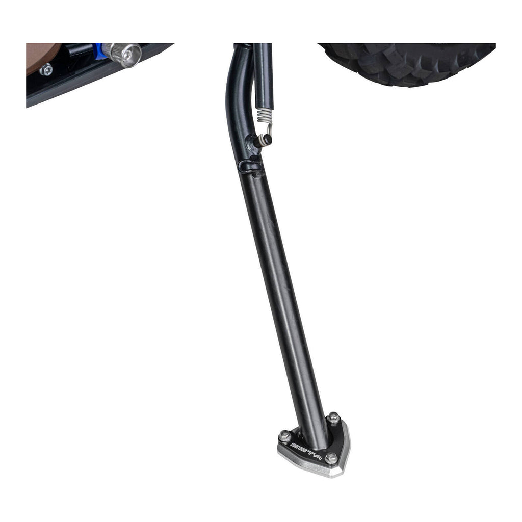 Zeta Side Stand Extender - Black / Silver - Husqvarna 701 Enduro ('17-) / KTM 69