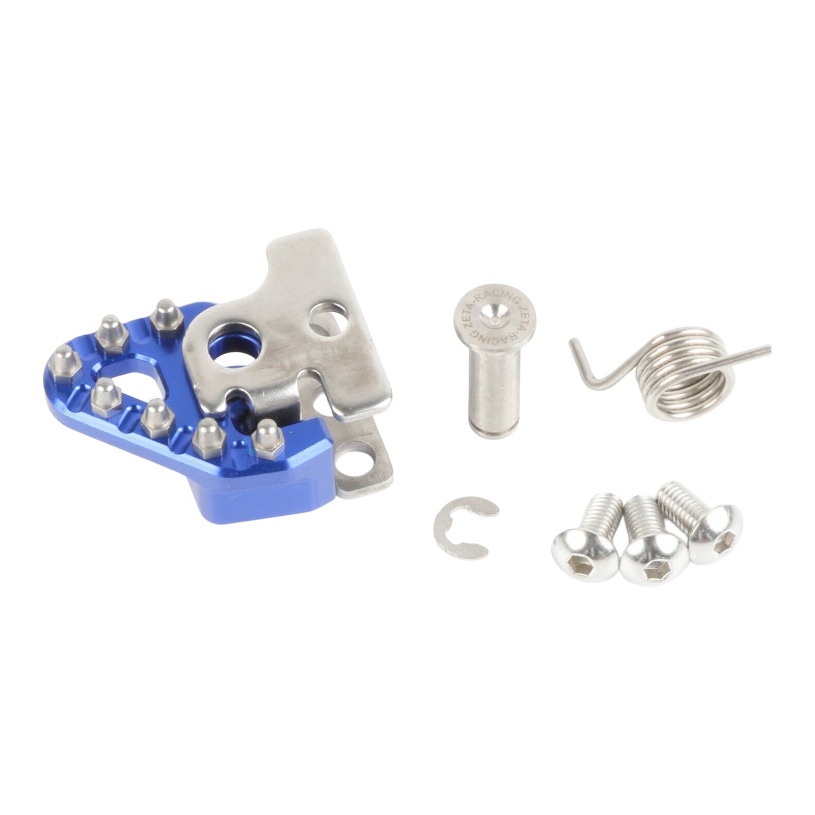 Zeta Trigger Brake Pedal Replacement Tip Set - Blue