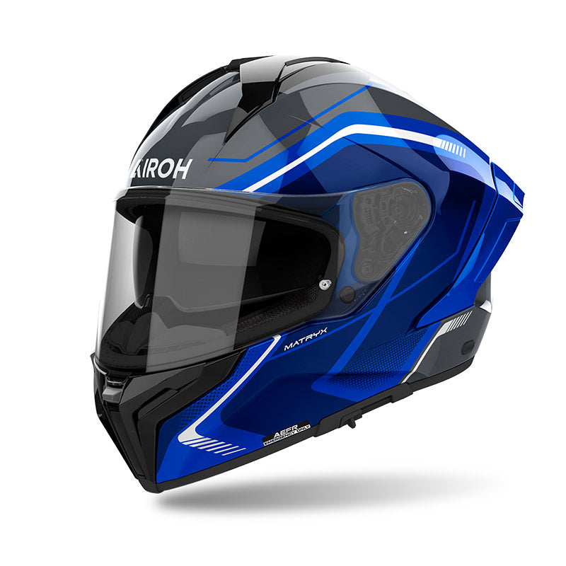 AIROH MATRYX WIDE HELMET BLUE
