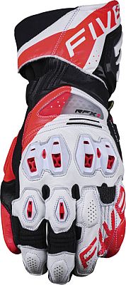 GLOVE FIVE 'RFX-1 EVO' WHITE/FLURO RED