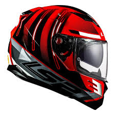 HELMET LS2 FF320 STREAM SHADOW RED / WHITE