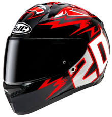 HELMET HJC C10 DIABLO MASK BLACK RED
