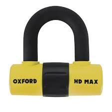 DISC LOCK OXFORD 14mm YELLOW