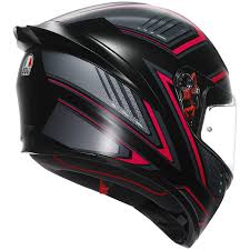 HELMET AGV K1 S SLING MATT BLACK / PINK