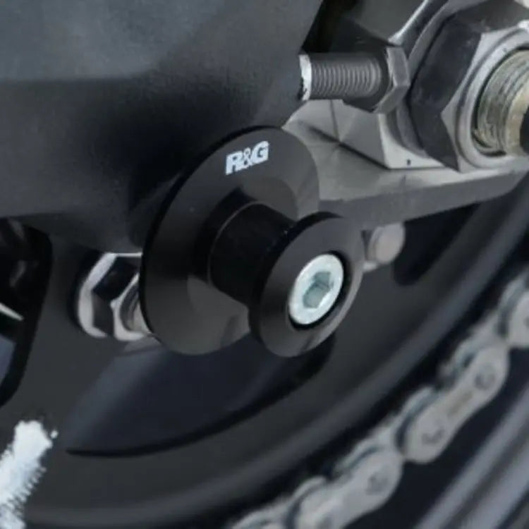 R&G Black M8 Elevation Paddock Stand Bobbins