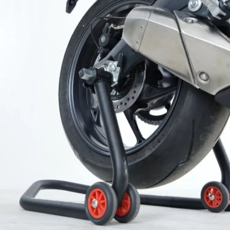 R&G Black M8 Elevation Paddock Stand Bobbins