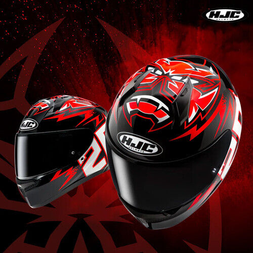 HELMET HJC C10 DIABLO MASK BLACK RED